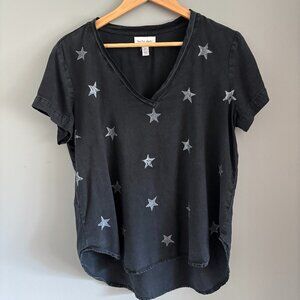 Bella Dahl Faded Black + Silver Stars T-shirt